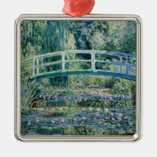 Monet - Waterlelies en Japanse Brug Metalen Ornament