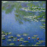 Monet Waterlelies Fine Art (1906) Katoenen Servet<br><div class="desc">Waterlelies, Claude Monet, 1906. Olieverf op doek, 89, 9 x 94, 1 cm. Het Art Institute of Chicago. Water Lilies (of Nymphéas) is een serie van ongeveer 250 olieverfschilderijen van de Franse impressionist Claude Monet (1840-1926). De schilderijen tonen de bloementuin van Monet in Giverny en vormden de belangrijkste focus van...</div>