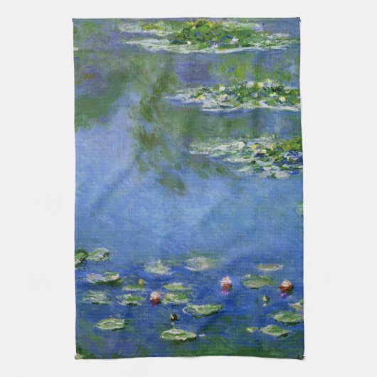 Monet Waterlelies Fine Art (1906) Theedoek (Verticaal)