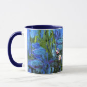 Monet - Waterlelies, indigo blauw, Mok (Links)