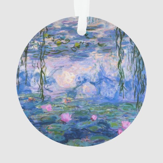 Monet - Waterlelies kunstwerk, 1919 Ornament (achterkant)