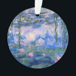 Monet - Waterlelies kunstwerk, 1919 Ornament<br><div class="desc">Claude Monet - Waterlelies,  1919,  beroemd schilderij.</div>