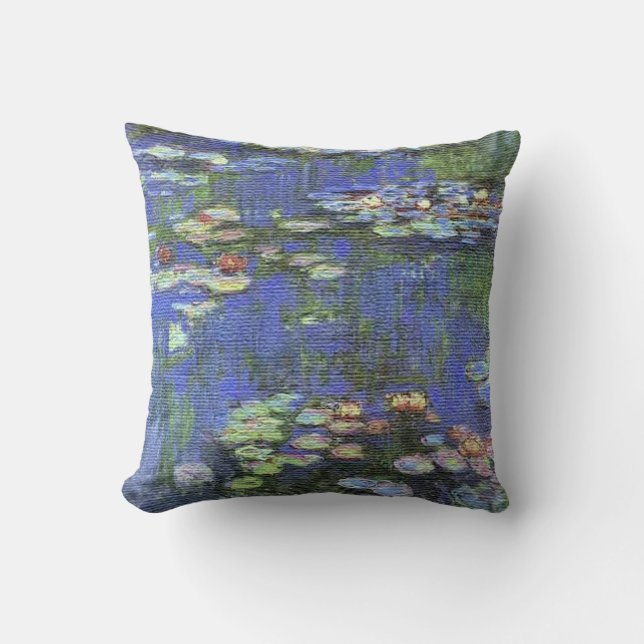 Monet Waterlelies Kussen (Voorkant)