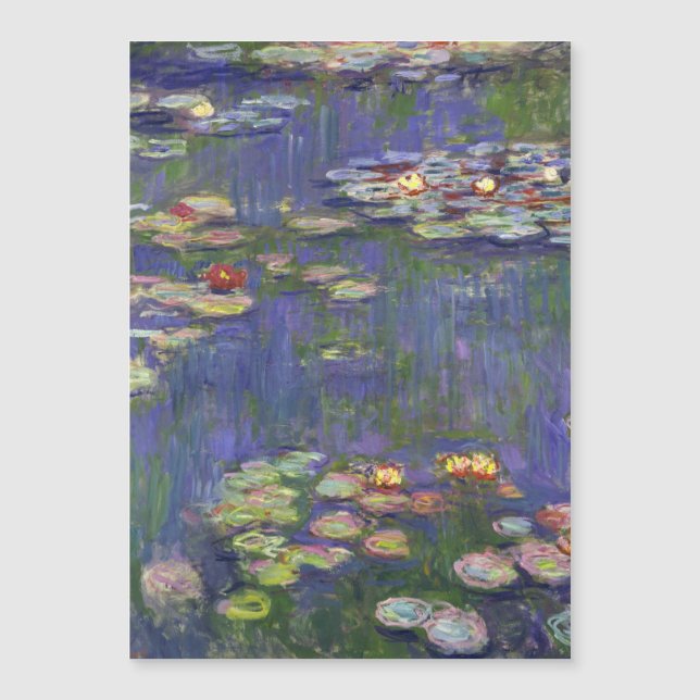 Monet Waterlelies Meesterwerk Schilderij (Voorkant)