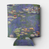 Monet Waterlelies Meesterwerk Schilderij Blikjeskoeler (Achterkant)
