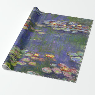Monet Waterlelies Meesterwerk Schilderij Cadeaupapier