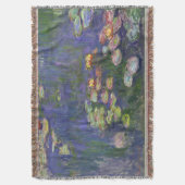 Monet Waterlelies Meesterwerk Schilderij Deken (Voorkant Verticaal)