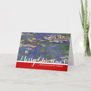 Monet Waterlelies Meesterwerk Schilderij Feestdagen Kaart