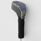Monet Waterlelies Meesterwerk Schilderij Golfheadcover (Schuin)