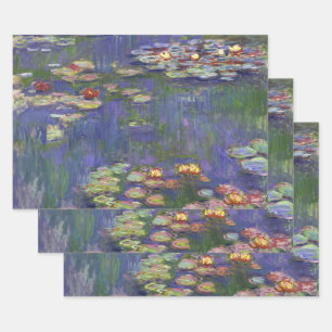 Monet Waterlelies Meesterwerk Schilderij Inpakpapier Vel
