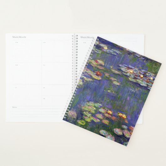 Monet Waterlelies Meesterwerk Schilderij Planner (Display)