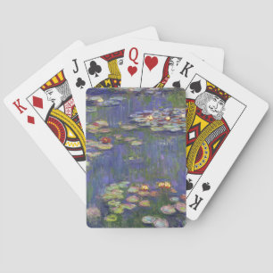 Monet Waterlelies Meesterwerk Schilderij Pokerkaarten