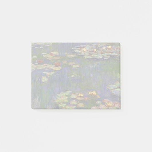 Monet Waterlelies Meesterwerk Schilderij Post-it® Notes (Voorkant)