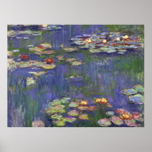 Monet Waterlelies Meesterwerk Schilderij Poster