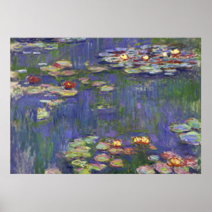 Monet Waterlelies Meesterwerk Schilderij Poster