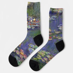 Monet Waterlelies Meesterwerk Schilderij Sokken