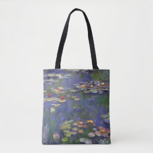 Monet Waterlelies Meesterwerk Schilderij Tote Bag