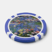 Monet - Waterlelies / Nympheas Poker Chips (Enkel)