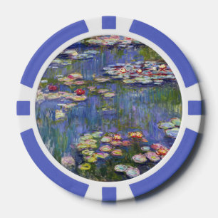 Monet - Waterlelies / Nympheas Poker Chips