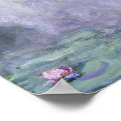 Monet - Waterlelies (Nympheas) Poster (Hoek)