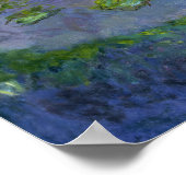 Monet - Waterlelies (Nymphéas) Poster (Hoek)