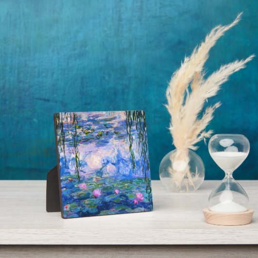 Monet Waterlelies Plaque Fotoplaat (Insitu)