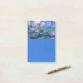 Monet Waterlelies Post-it® Notes (Op bureau)