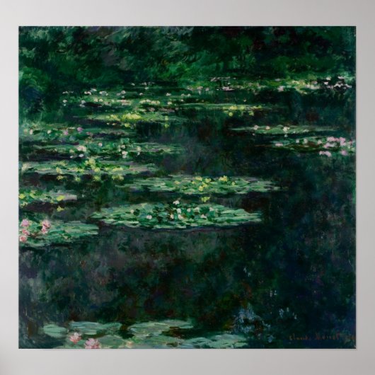 Monet - Waterlelies Poster (Voorkant)
