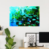 Monet Waterlelies Poster (Thuiskantoor)
