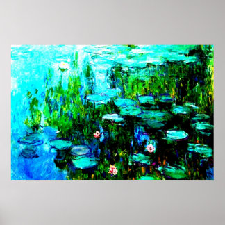 Monet Waterlelies Poster