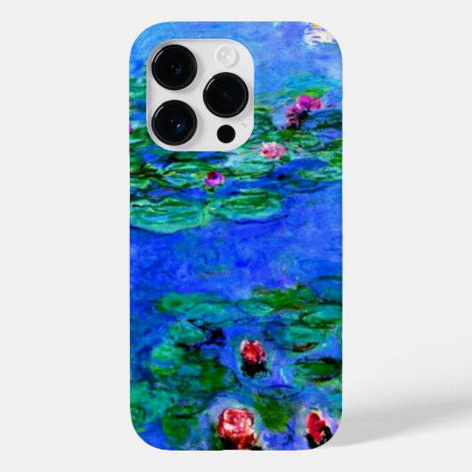 Monet - Waterlelies (rood) Case-Mate iPhone Case (Achterkant)