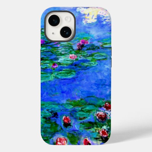 Monet - Waterlelies (rood) Case-Mate iPhone Case (Achterkant)