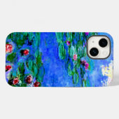 Monet - Waterlelies (rood) Case-Mate iPhone Case (Achterkant (horizontaal))