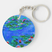 Monet - Waterlelies (rood)  Sleutelhanger (Achterkant)