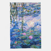 Monet, waterlelies, theedoek (Verticaal)