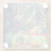 Monet Waterleliviiver Glazen Onderzetter (Achterkant)