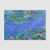 Monet - waterlib (rood) tissuepapier (Voorkant)