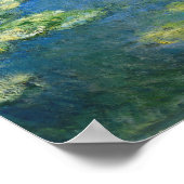 Monet Waterlilies 1906 Schilderen Poster (Hoek)