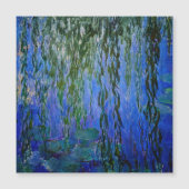 Monet - waterlilies die wilg kruipen Magnetische K (Voorkant)