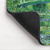 Monet Waterlilies en de Japanse Brug Mousepad Muismat (Hoek)