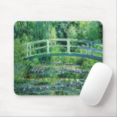 Monet Waterlilies en de Japanse Brug Mousepad Muismat (Met muis)