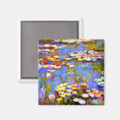 Monet Waterlilies Magneet (Voorkant / Achterkant)