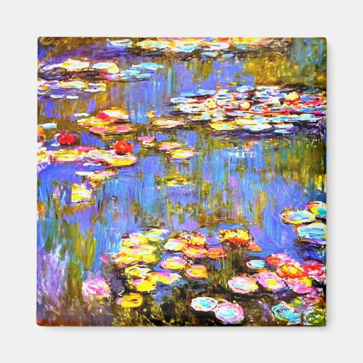 Monet Waterlilies Magneet (Voorkant)