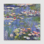 Monet - waterlilies / Nympheas Magnetische Kaart (Voorkant)