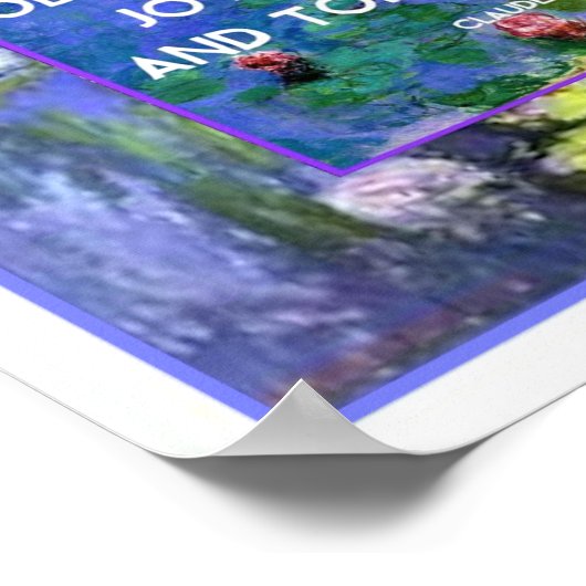 Monet Waterlilies Poster (Hoek)