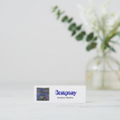 Monet Waterlilies Skinny Visitekaartje (Staand voorkant)