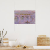 Monet - Waterloo Bridge in Londen Poster (Keuken)