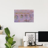 Monet - Waterloo Bridge in Londen Poster (Thuiskantoor)