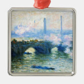 Monet - Waterloo Bridge, Londen, beroemd schilderi Metalen Ornament (Voorkant)