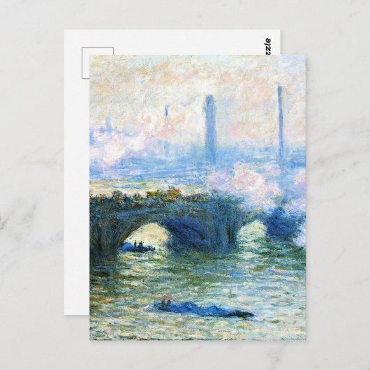 Monet - Waterloo Bridge, Londen Briefkaart (Voorkant / Achterkant)